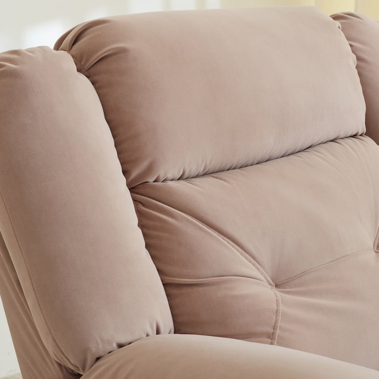 Helios Acropolis Fabric 1-Seater Electric Recliner - Beige