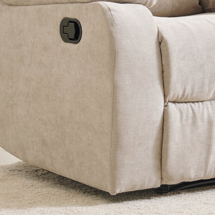 Helios Zurich NXT Fabric 1-Seater Recliner - Beige