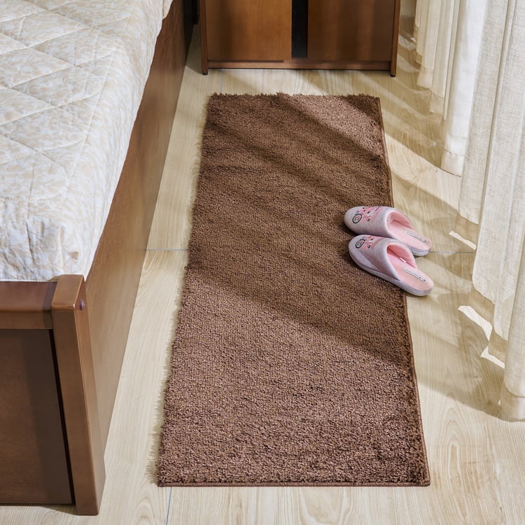 Colour Refresh Thin and Thick Woven Bedside Runner - 150x50cm
