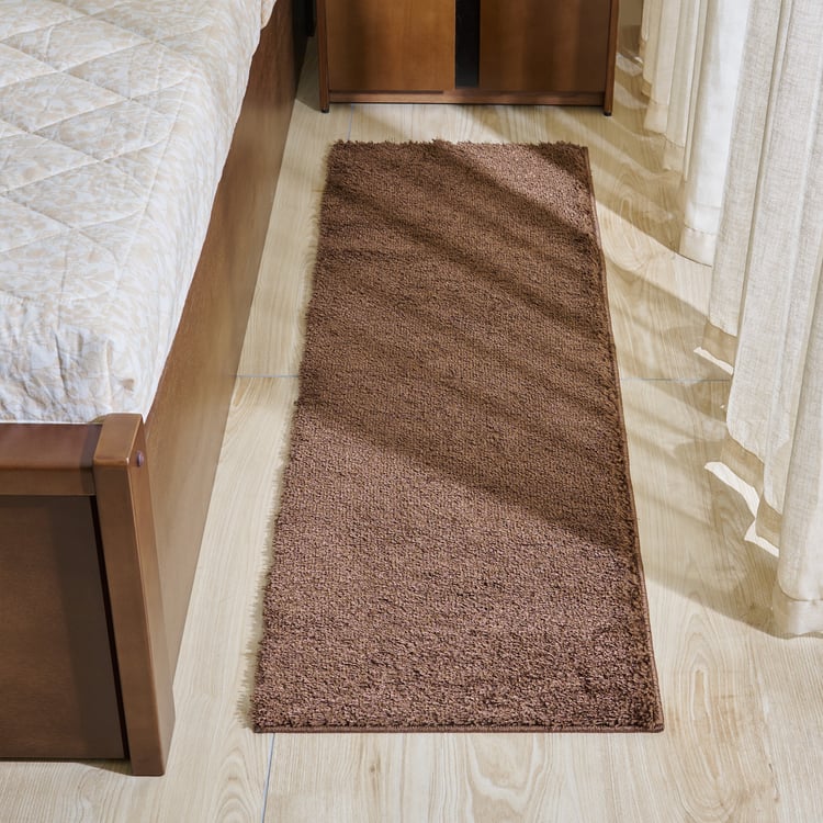 Colour Refresh Thin and Thick Woven Bedside Runner - 150x50cm