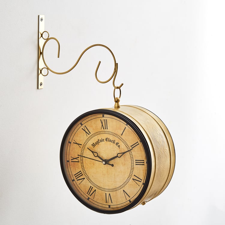 Casablanca King's Cross Metal Hanging Clock - 32cm