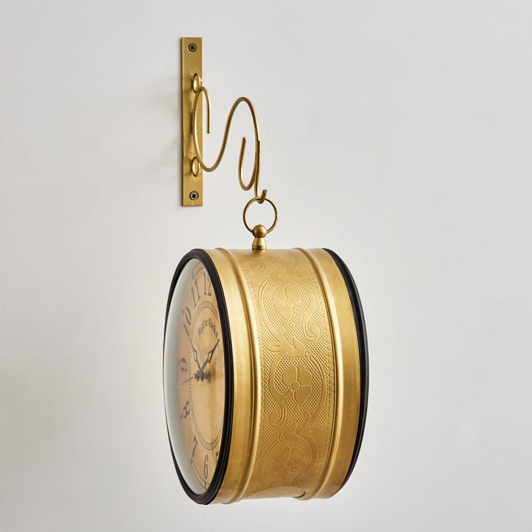 Casablanca King's Cross Metal Hanging Clock - 32cm