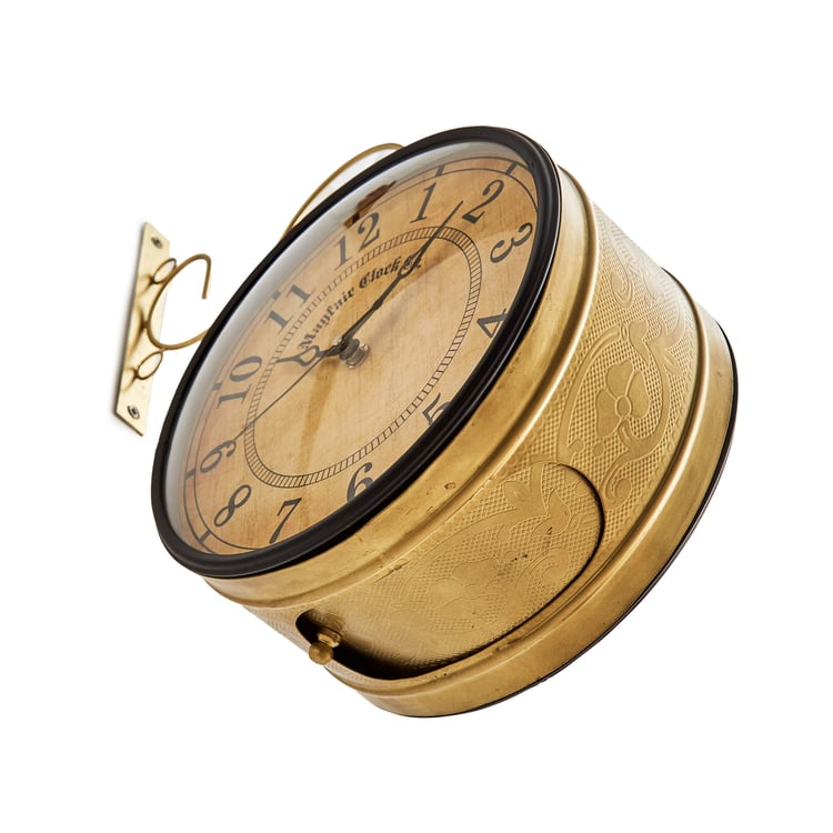Casablanca King's Cross Metal Hanging Clock - 32cm