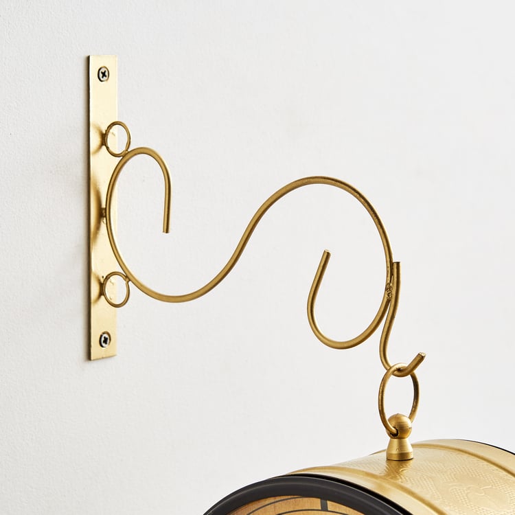 Casablanca King's Cross Metal Hanging Clock - 32cm