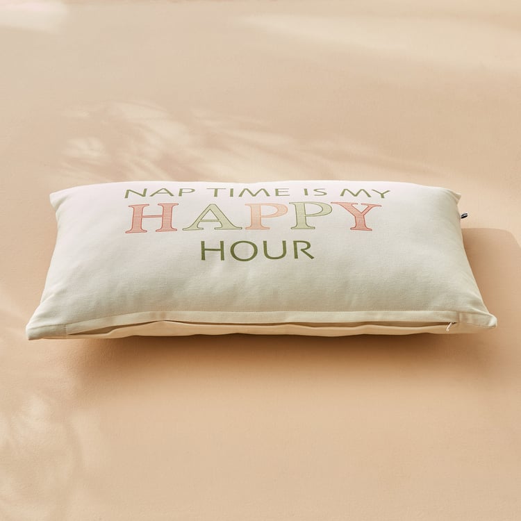 Spinel Happy Hour Printed Filled Cushion - 50x30cm