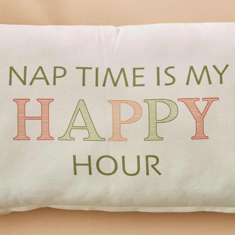 Spinel Happy Hour Printed Filled Cushion - 50x30cm