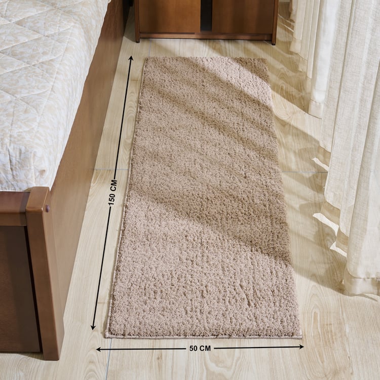 Colour Refresh Soft Moss Tufted Bedside Runner - 150x50cm