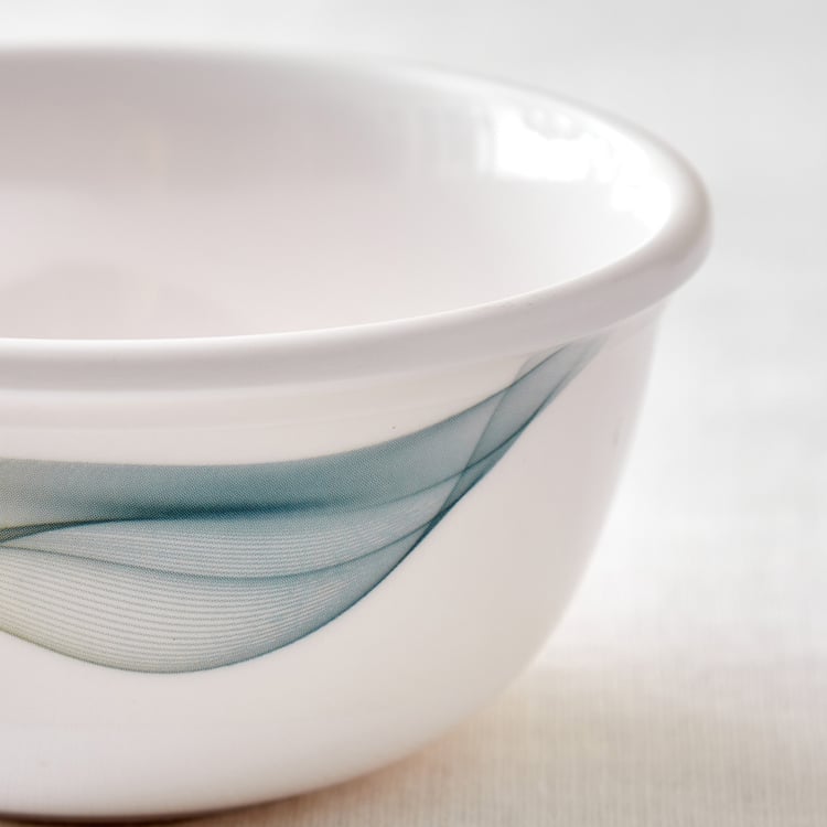 Meadows Theme Melamine Swirl Print Veg Bowl - 250ml