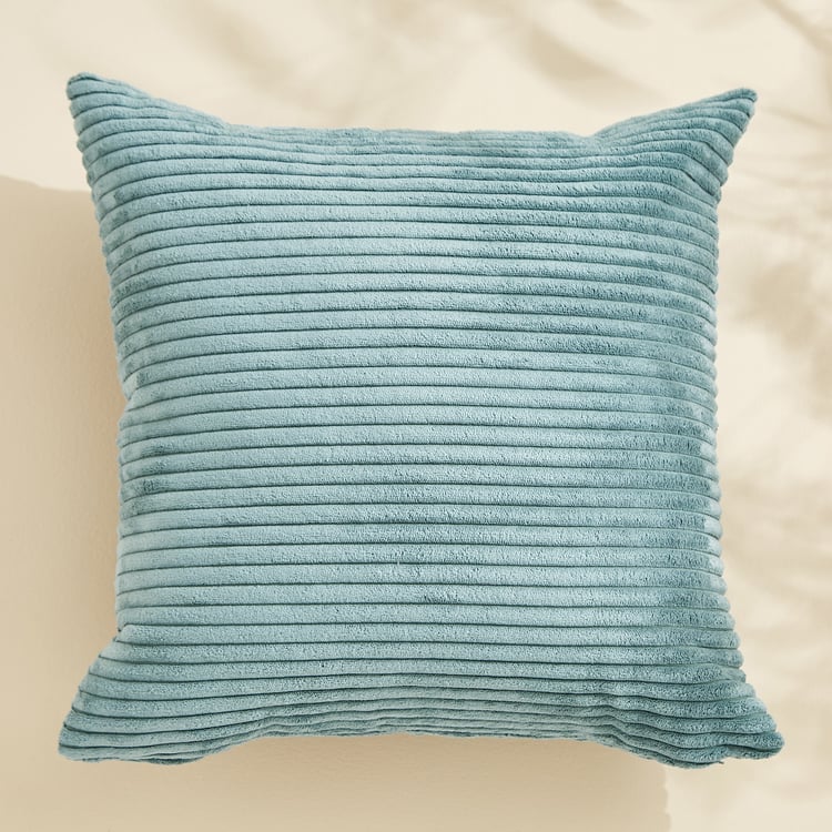 Corduroy Ribbed Filled Cushion - 40x40cm