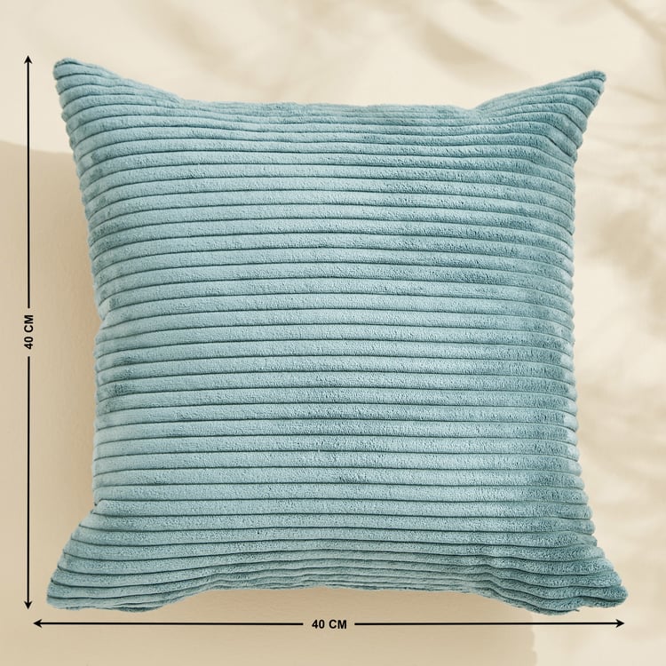 Corduroy Ribbed Filled Cushion - 40x40cm