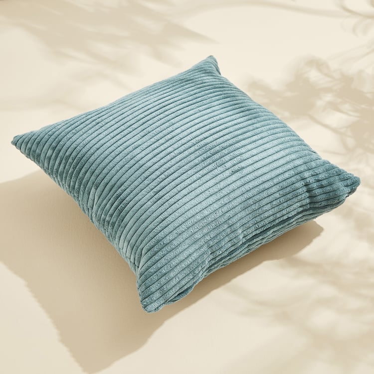 Corduroy Ribbed Filled Cushion - 40x40cm