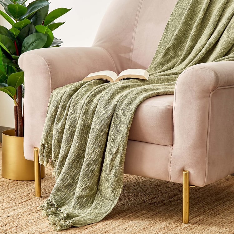 Nora Cotton Woven Throw