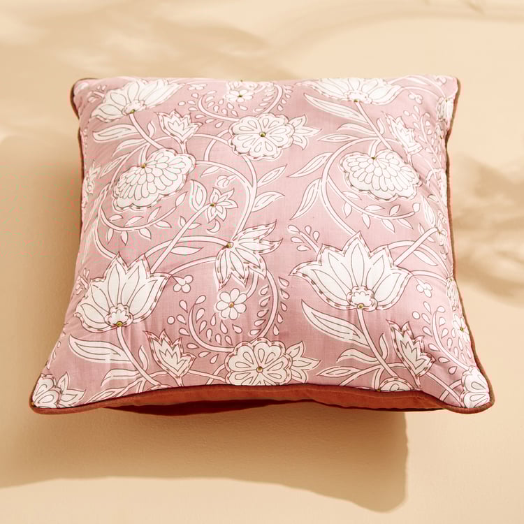 Nora Adelia Printed Filled Cushion - 40x40cm