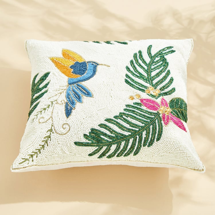 Corsica Moksha Beaded Cushion Cover - 40x40cm