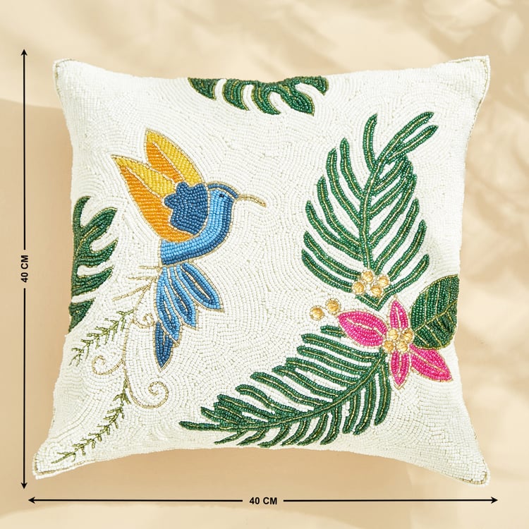 Corsica Moksha Beaded Cushion Cover - 40x40cm