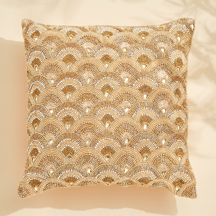 Corsica Moksha Beaded Cushion Cover - 40x40cm