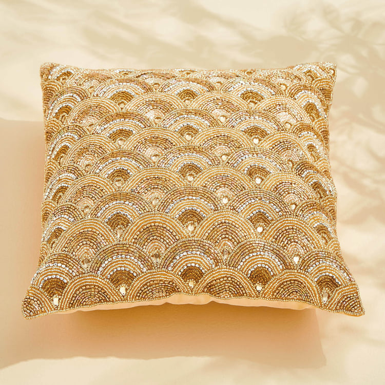 Corsica Moksha Beaded Cushion Cover - 40x40cm