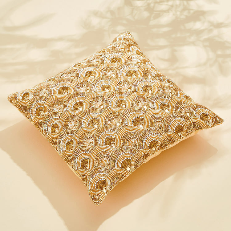 Corsica Moksha Beaded Cushion Cover - 40x40cm