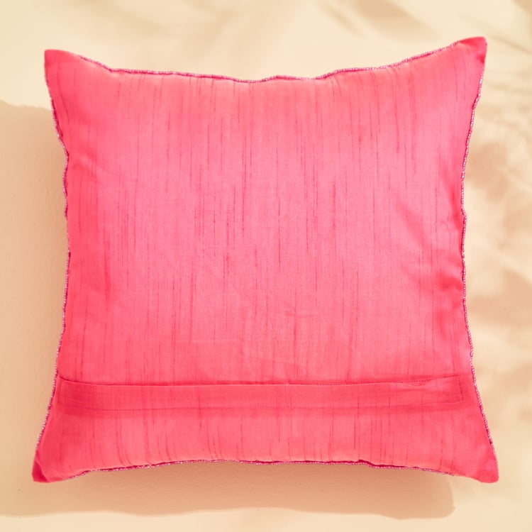 Corsica Moksha Zippy Beaded Cushion Cover - 40x40cm