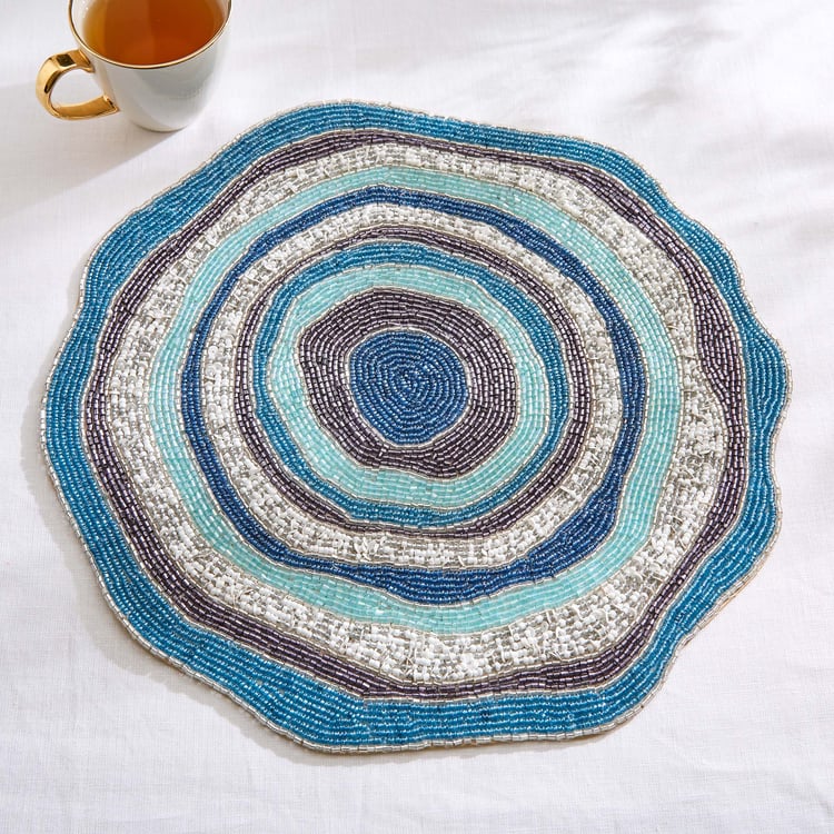 Corsica Moksha Ameba Beaded Placemat