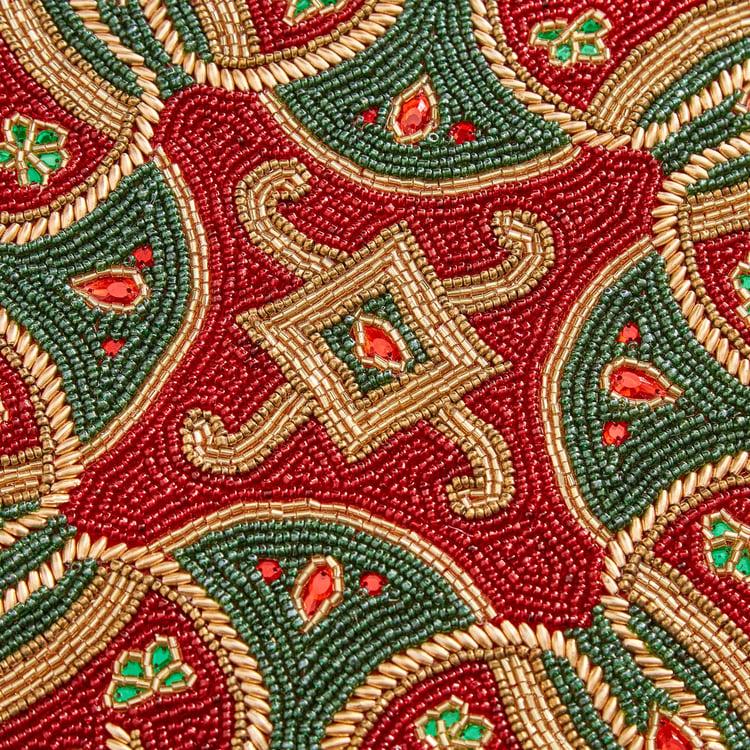 Corsica Moksha Chowkpurna Beaded Placemat