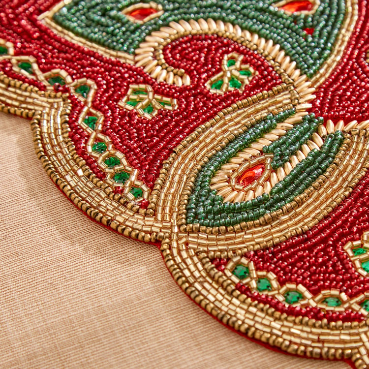 Corsica Moksha Chowkpurna Beaded Placemat