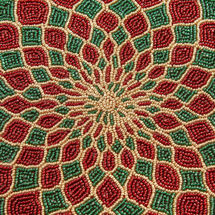 Corsica Moksha Fractal Beaded Placemat