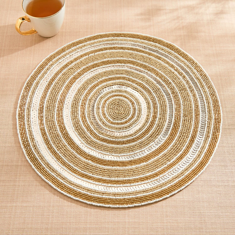 Corsica Moksha Sphere Beaded Placemat