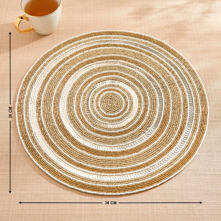 Corsica Moksha Sphere Beaded Placemat