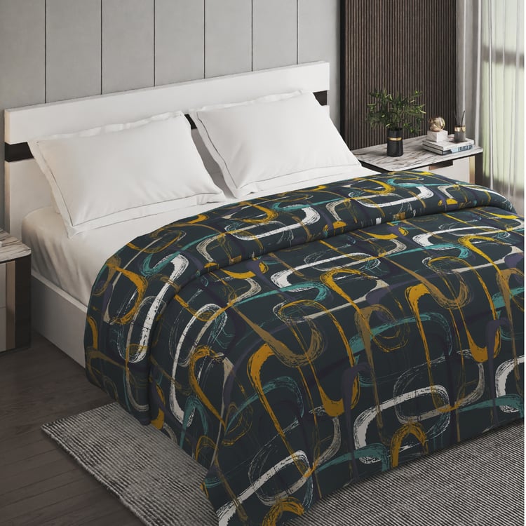 Corsica Juniper Leigh Microfibre Printed Double Comforter