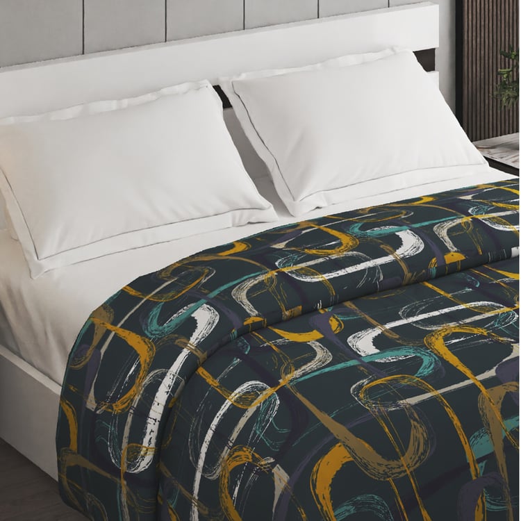 Corsica Juniper Leigh Microfibre Printed Double Comforter