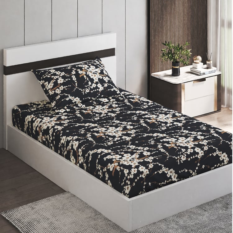 Corsica Juniper Microfibre Printed 2Pcs Single Bedsheet Set