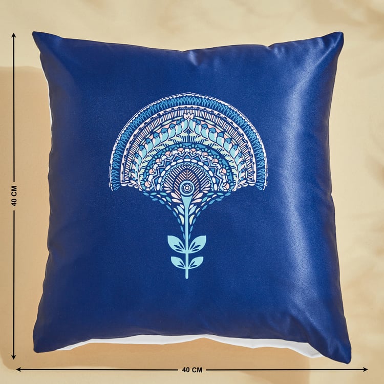 Corsica Bela Damascus Set of 3 Printed Cushion Covers - 40x40cm