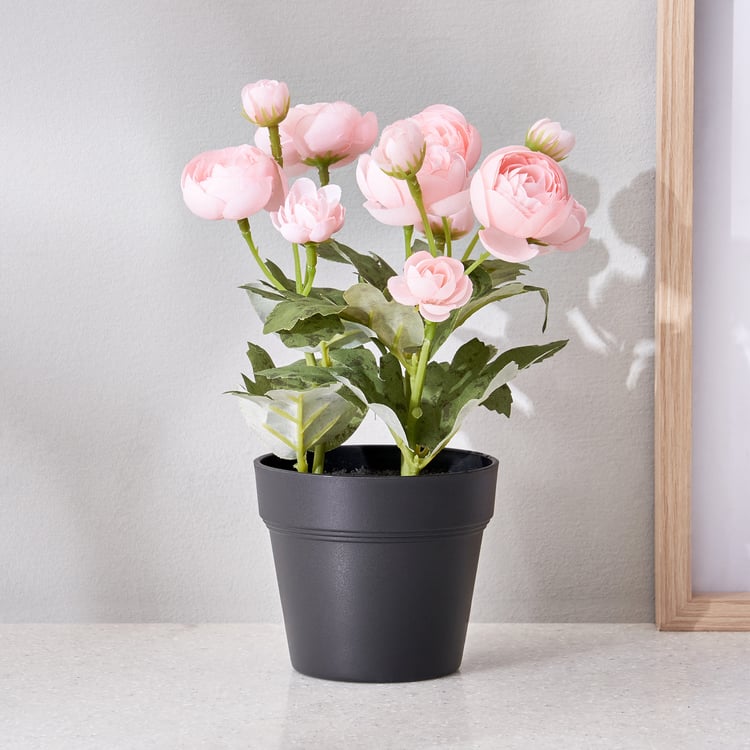 Corsica Artificial Rose Plant in Pot