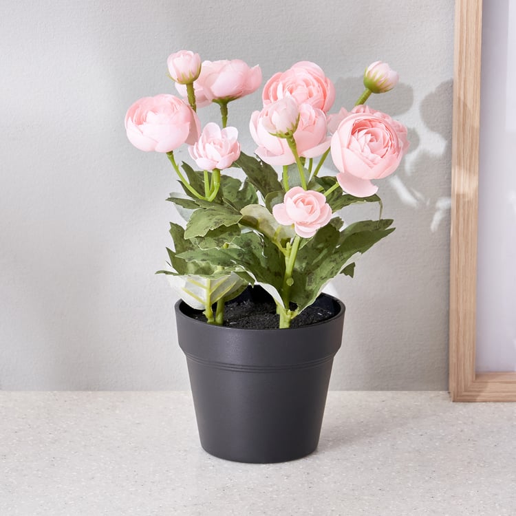 Corsica Artificial Rose Plant in Pot