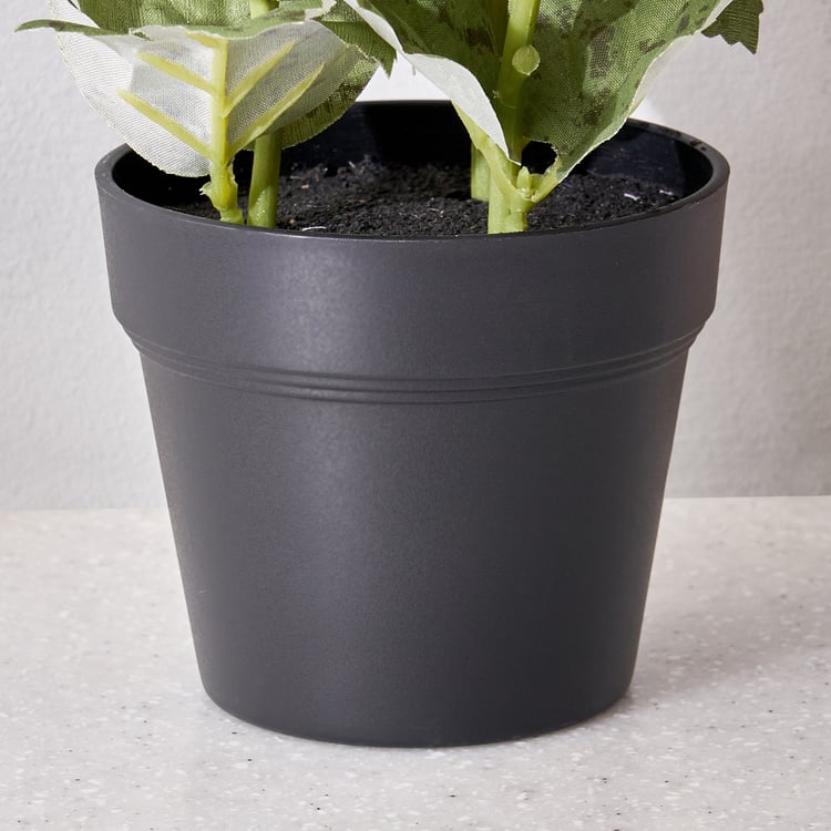 Corsica Artificial Rose Plant in Pot