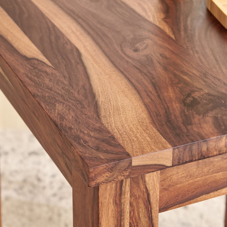 Adana Grand Sheesham Wood 2-Seater Dining Table - Brown