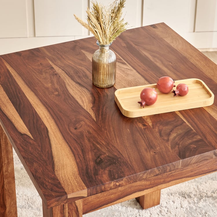Adana Grand Sheesham Wood 2-Seater Dining Table - Brown