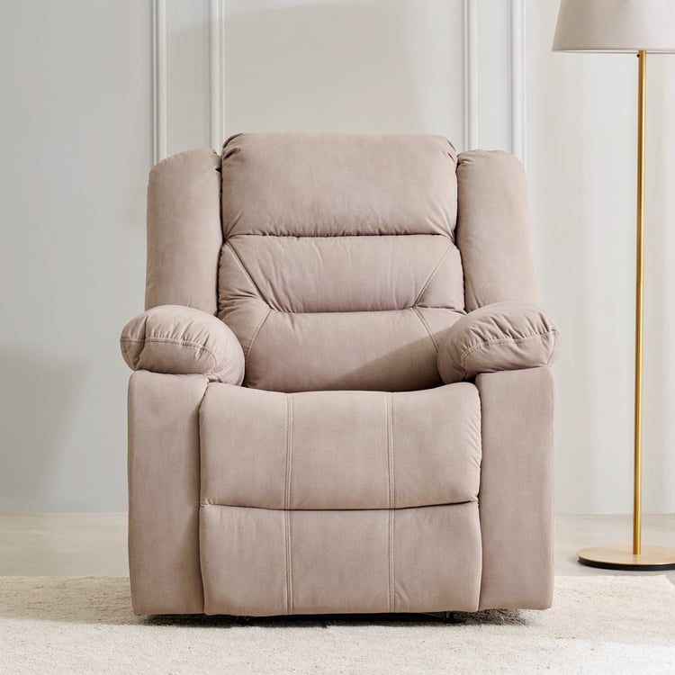 Cairo NXT Fabric 1-Seater Electric Recliner - Beige