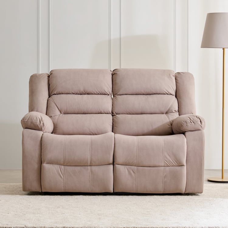 Cairo NXT Fabric 2-Seater Electric Recliner - Beige