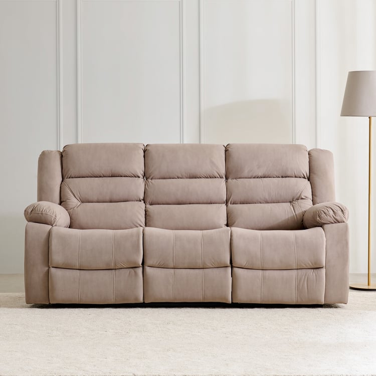 Cairo NXT Fabric 3-Seater Electric Recliner - Beige