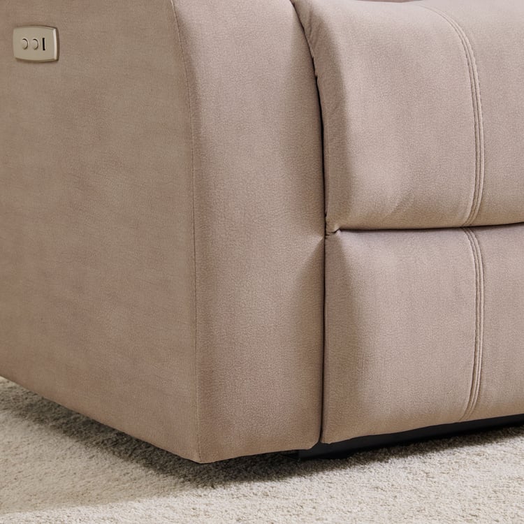 Cairo NXT Fabric 3-Seater Electric Recliner - Beige