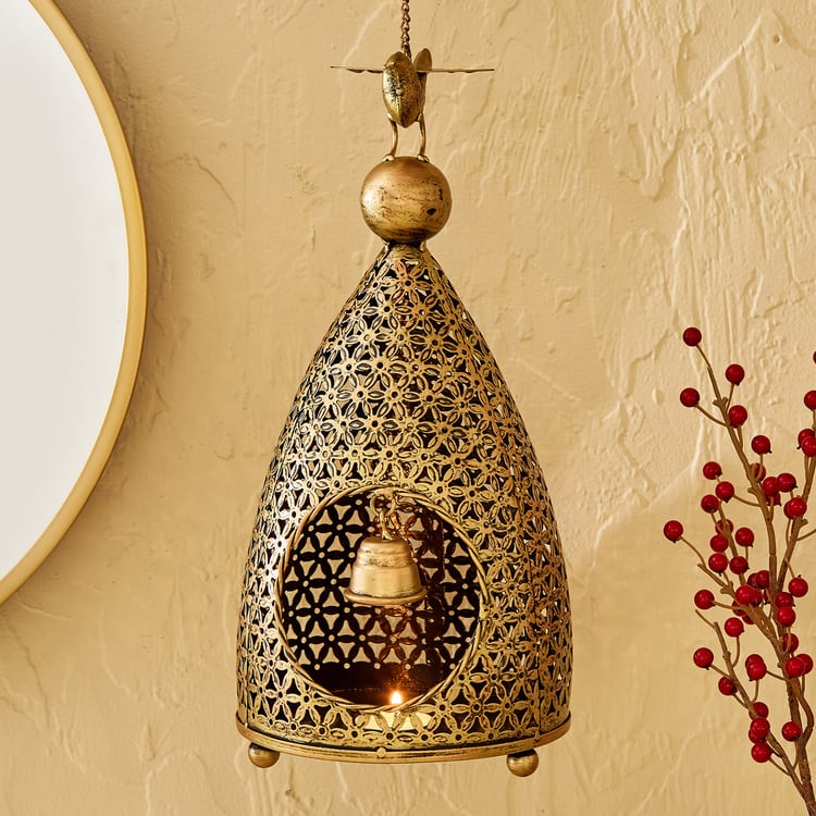 Corsica Mystic India Metal Bird House T-Light Holder