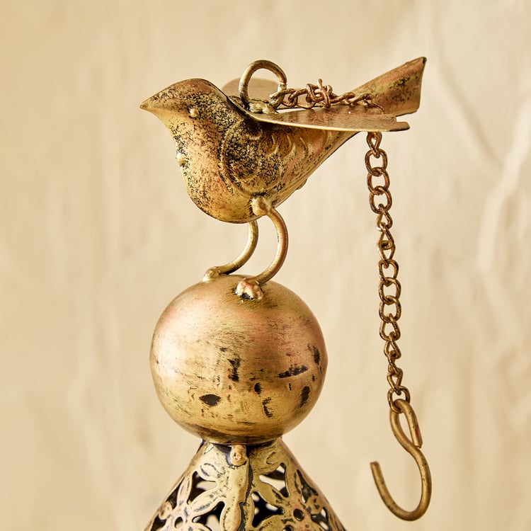 Corsica Mystic India Metal Bird House T-Light Holder