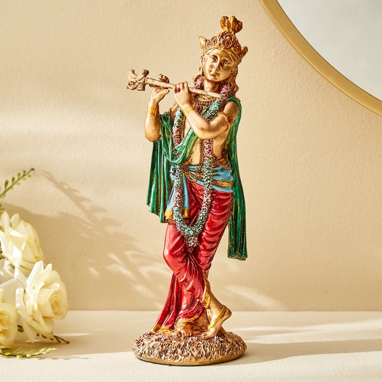 Corsica Mystic India Polyresin Krishna Figurine