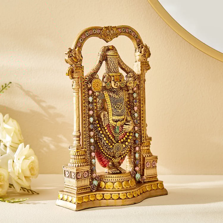 Corsica Mystic India Polyresin Tirupathi Balaji Figurine