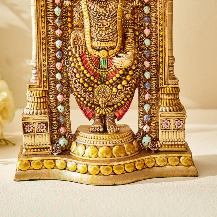 Corsica Mystic India Polyresin Tirupathi Balaji Figurine