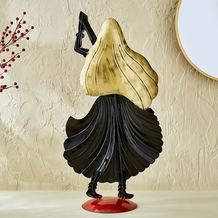 Corsica Mystic India Metal Musician Lady Figurine