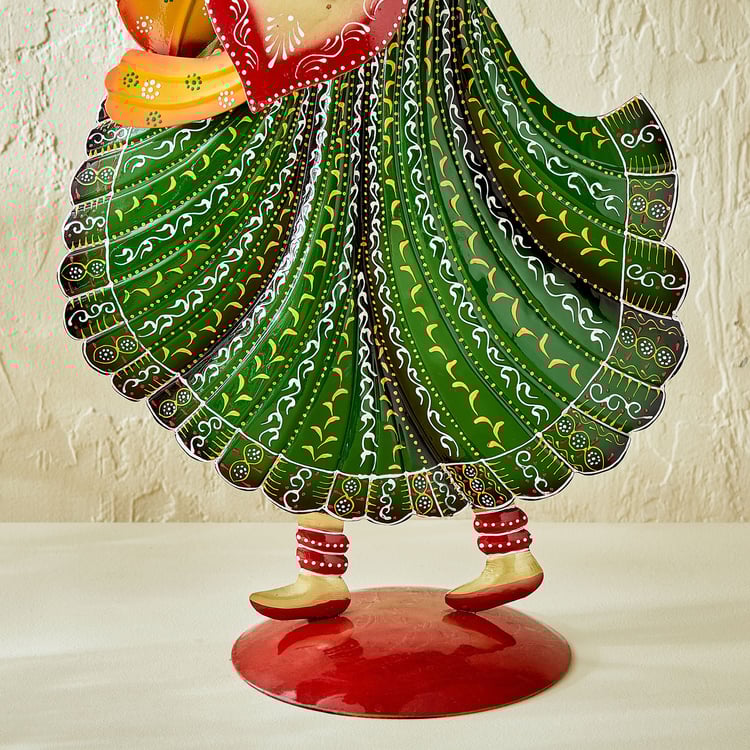 Corsica Mystic India Metal Musician Lady Figurine