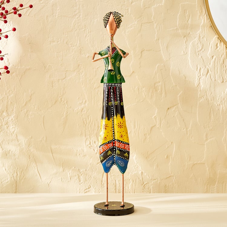 Corsica Mystic India Set of 3 Metal Standing Musician Figurines